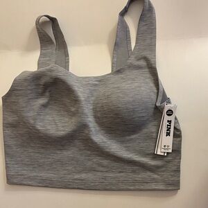 PINK Victoria's Secret Heather Gray Sports Bra